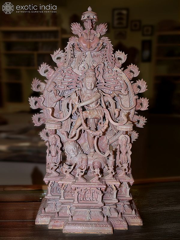 32" Nataraja - Lord of Dance | Orissa Stone Statue | Exquisite Handmade Indian Art
