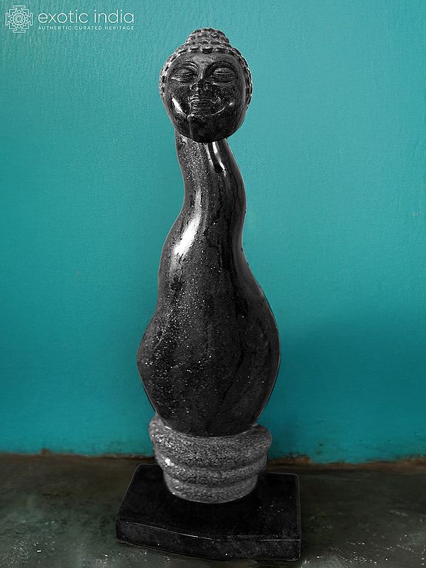 30" Lord Buddha | Abstract Modern Art | Marble Statue | Exquisite Indian Art