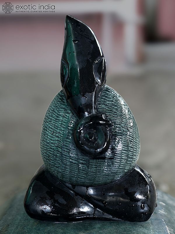 12" Lord Ganesha | Abstract Modern Art Marble Statue | Exquisite Indian Art