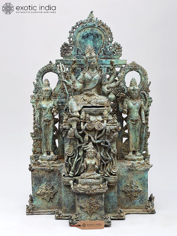 15" Universe of Goddess Tara | Brass Statue