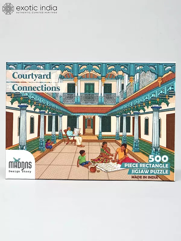 Courtyard Connections - Jigsaw Puzzle Game | Activity Kit for Kids | Made in India