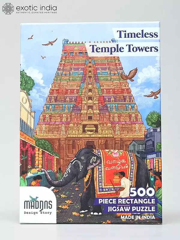 Timeless Temple Towers - Jigsaw Puzzle Game | Activity Kit for Kids | Made in India