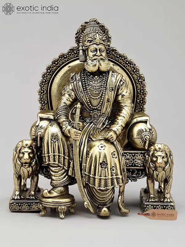 4" Small Superfine Maharaja Agrasen | Brass Statue