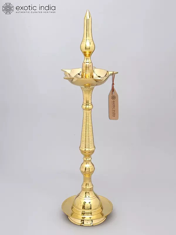 Five Wick Lamp in Brass | Handmade | Made in India