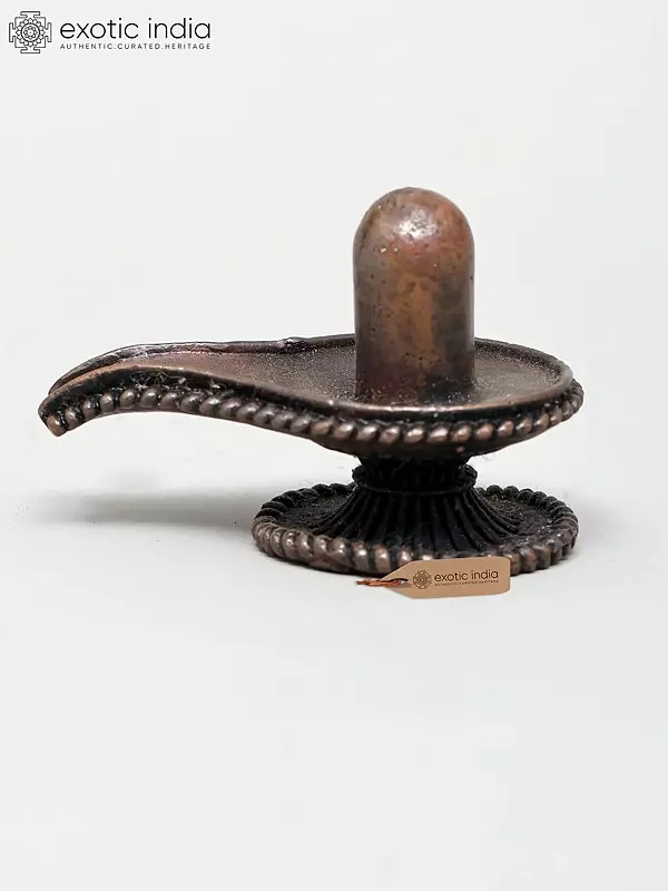 2" Small Copper Shiva Linga | Handmade