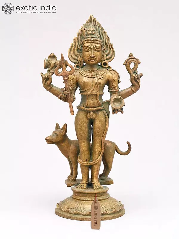 5" Small Kaal Bhairava | Bronze Statue