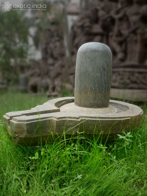 30" Shivling | Orissa Stone | Exquisite Handmade Indian Art