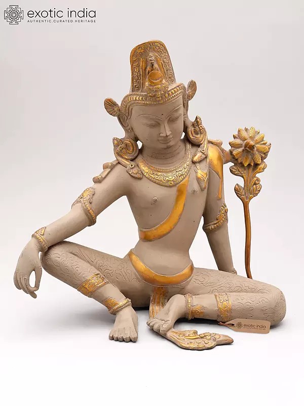 11" Lord Indra In Brass | Handmade | Made In India