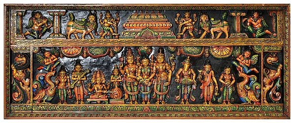 Kalyansundaram Panel (Marriage Scene of Shiva and Parvati)