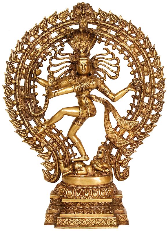 22" Shiva as Nataraja In Brass | Handmade | Made In India