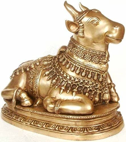 16" Nandi In Brass | Handmade | Made In India