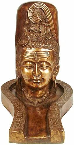24" Large Size Mukhalingam In Brass | Handmade | Made In India