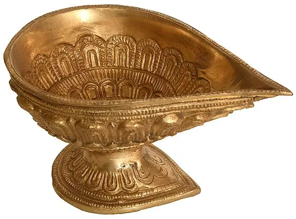 Decorated Large Size Diya