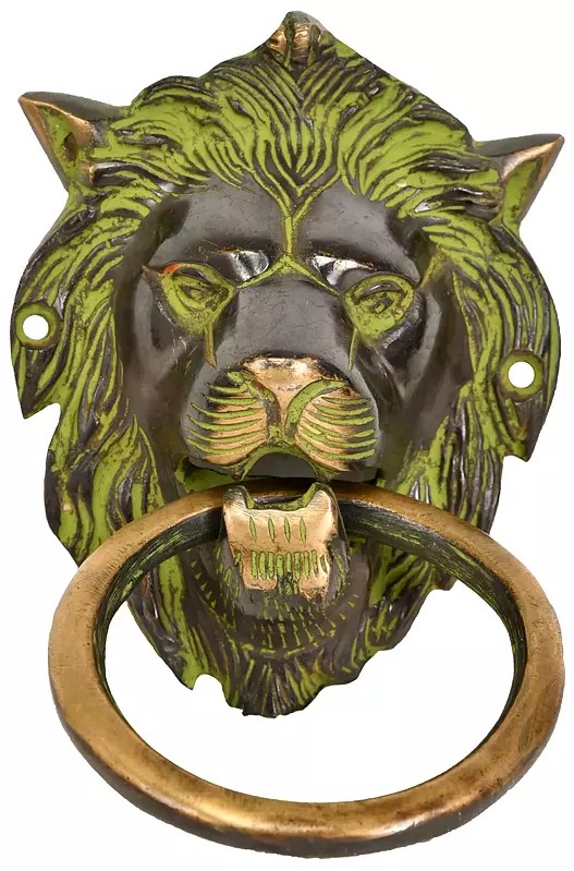 Brass Lion Door Knocker