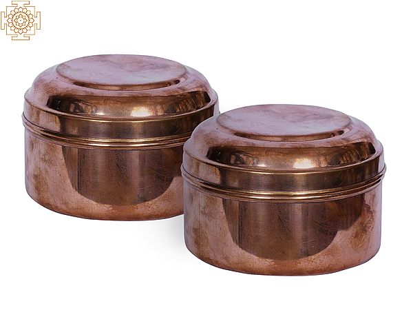 4" Small Copper Box (Price Per Pair)