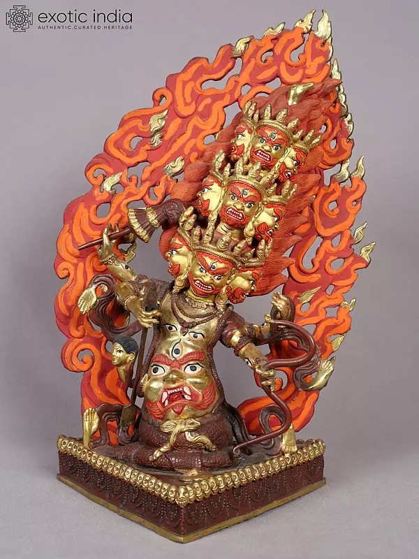 Tibetan Buddhist God Rahula from Nepal