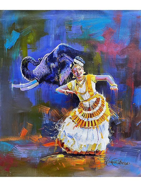 Indian Classical Dance | Acrylic Painting