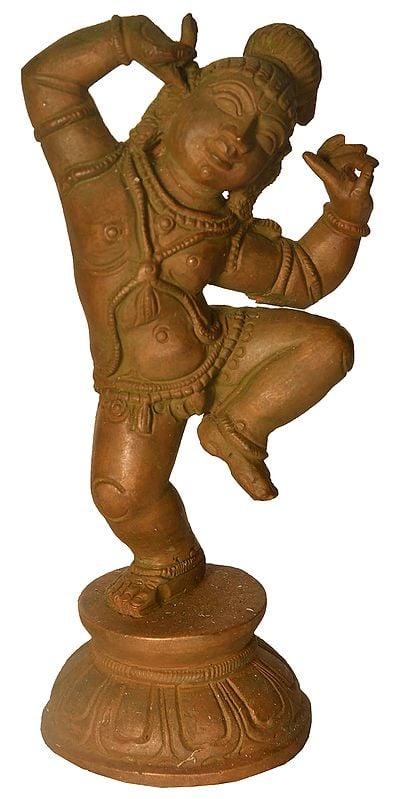 Dancing Baby Krishna with One Finger in His Ear