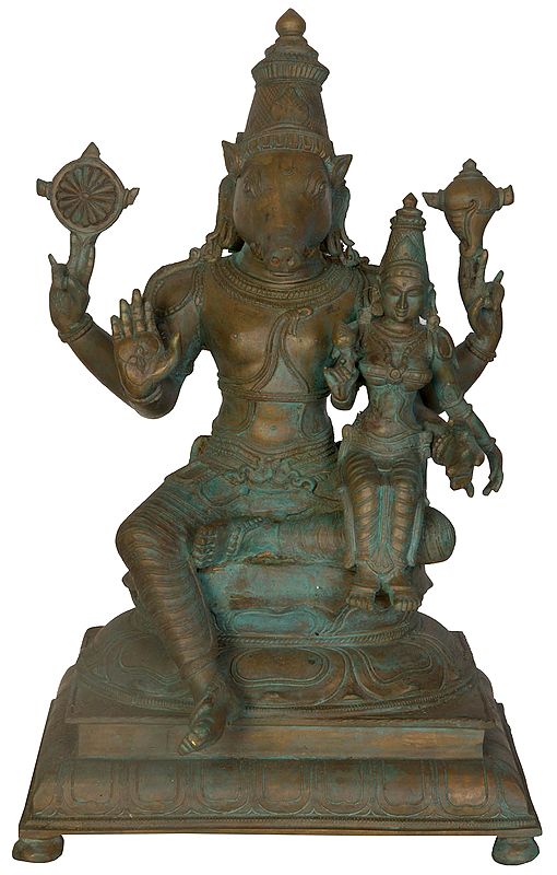 Bhu-Varaha, Avatara of Bhagawan Vishnu with Goddess Earth