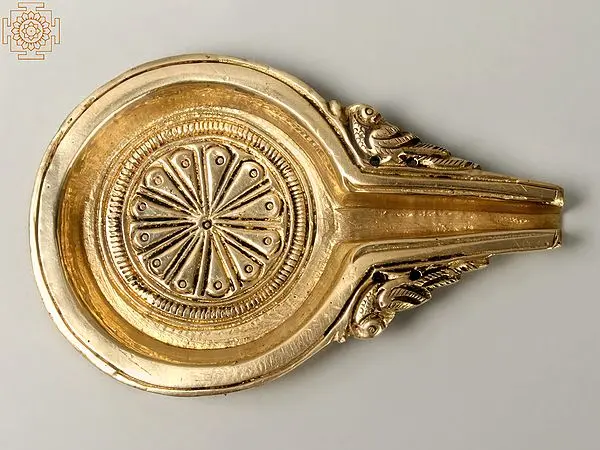 4" Small Brass Abhishek Patra