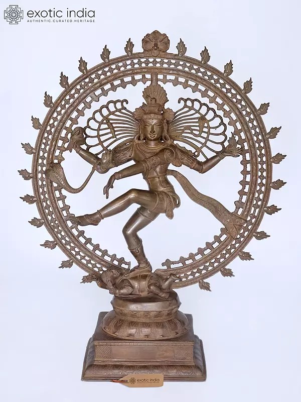 47" Large Size Nataraja Brass Statue | Handmade | Made In India