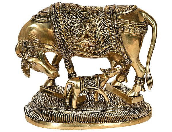 Cow with Lakshmi Ganesha