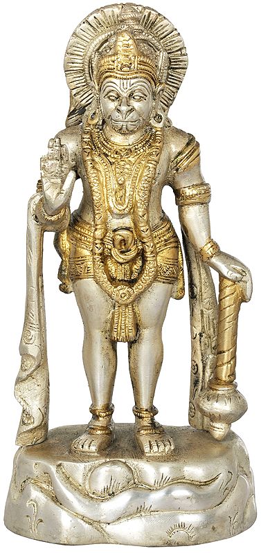 Lord Hanuman In Brass | Handmade | Made In India