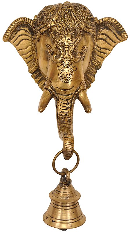 8" Decorative Auspiciousness In Brass | Handmade | Made In India