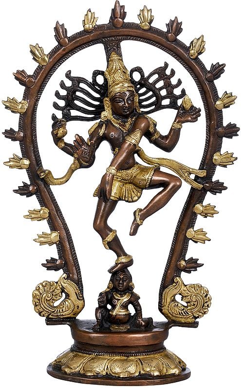 11" Lord Shiva as Nataraja In Brass | Handmade | Made In India