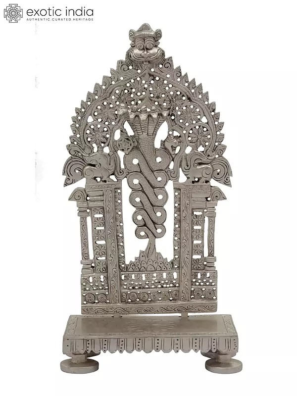10" Naga Throne in Brass | Handmade | Made in India
