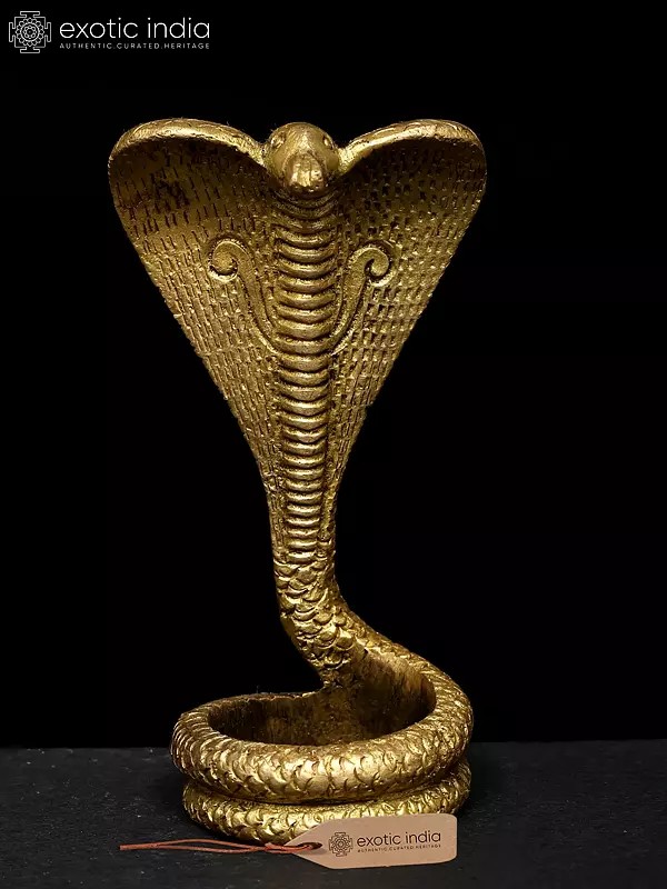 4" Kundalini- The Cosmic Energy In Brass | Handmade | Made In India