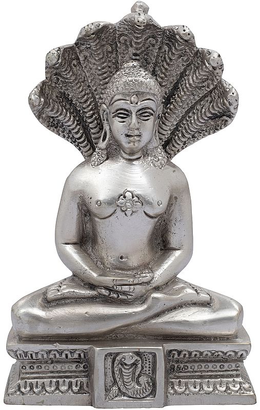 4" First Jain Tirthankara Rishabha Deva Statue in Brass | Handmade | Made in India
