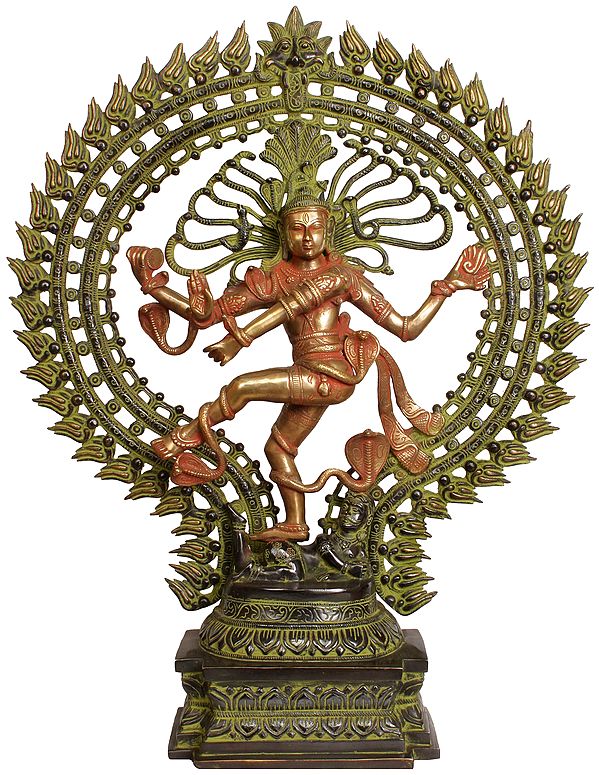 28"  Lord Shiva as Nataraja (Large Statue) In Brass | Handmade | Made In India