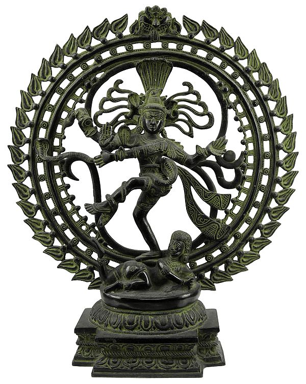 19" Nataraja Brass Sculpture | Handmade | Made in India