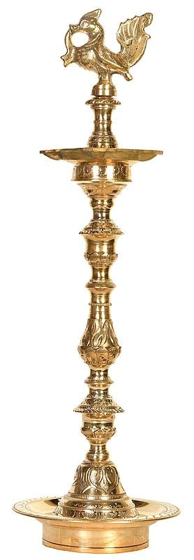 18" Annam Lamp in Brass | Handmade | Made in India