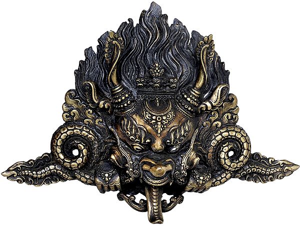 Tibetan Buddhist Garuda Wall Hanging Mask from Nepal