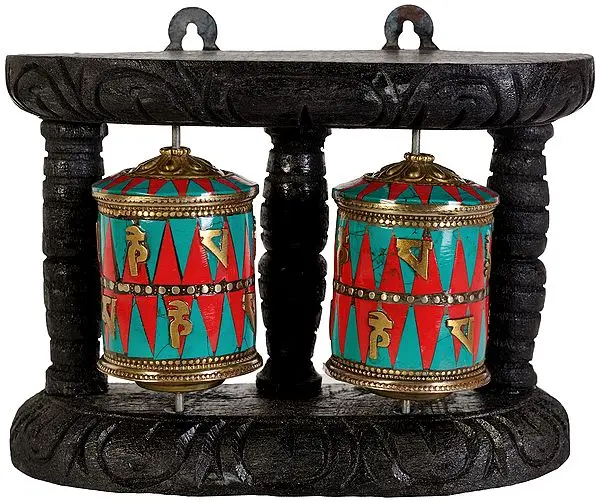 Tibetan Buddhist Prayer Wheel