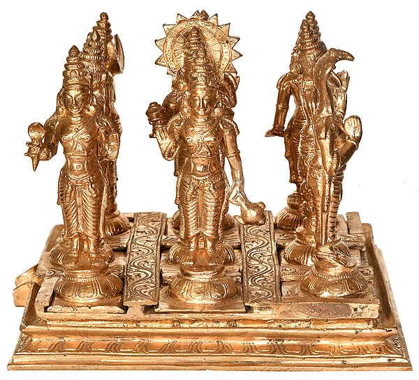 Navagraha (The Nine Planets) - With Each Deity Facing the Correct Direction, Highly Auspicious and Suitable for Rituals and Worship of Navagraha