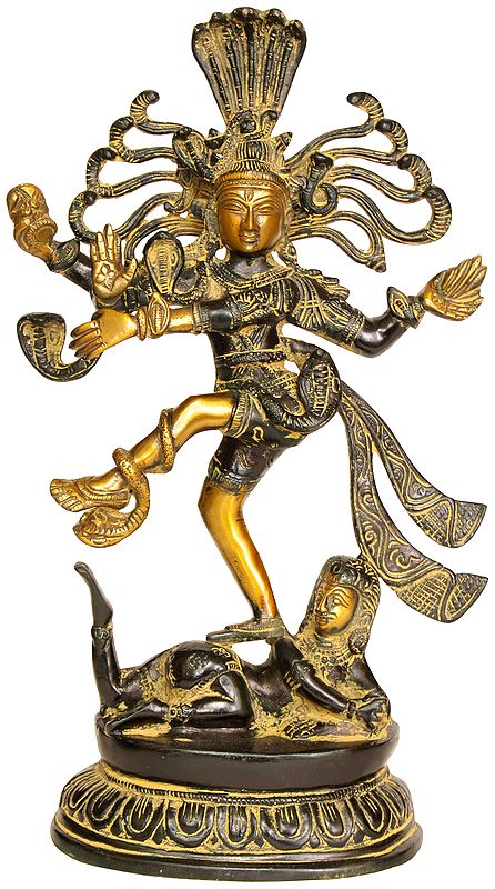 14" Nataraja Brass Statue | Handmade | Made in India