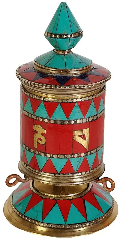 Tibetan Buddhist Prayer Wheel