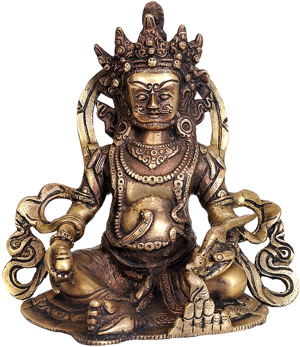 Kubera - God of Wealth | Handmade Brass Statue