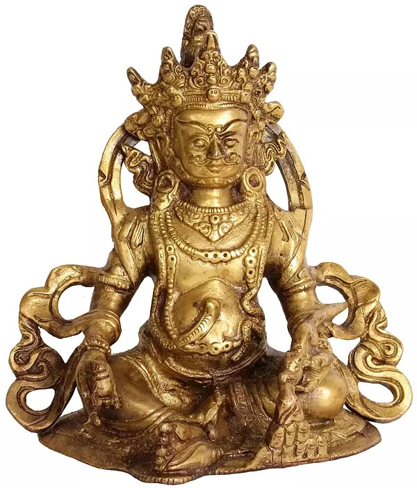 Kubera - God of Wealth | Handmade Brass Statue