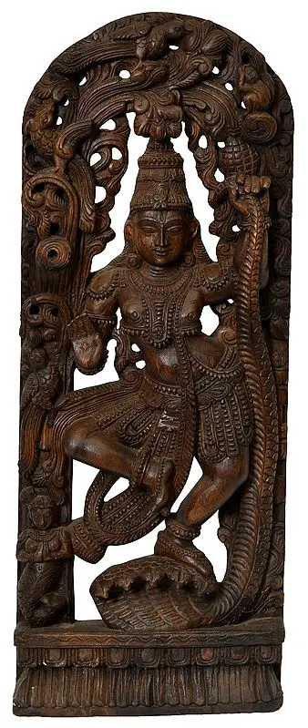 Krishna Subdues Kaliya (Large Size)