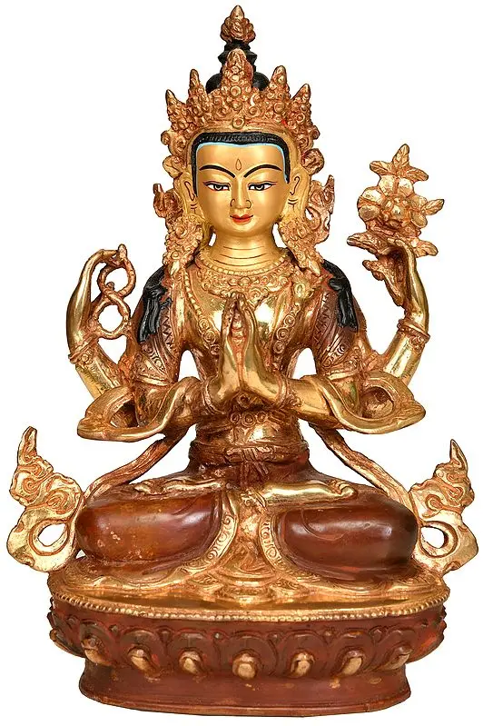 Chenrezig (Four Armed Avalokiteshvara Tibetan Buddhist Deity)