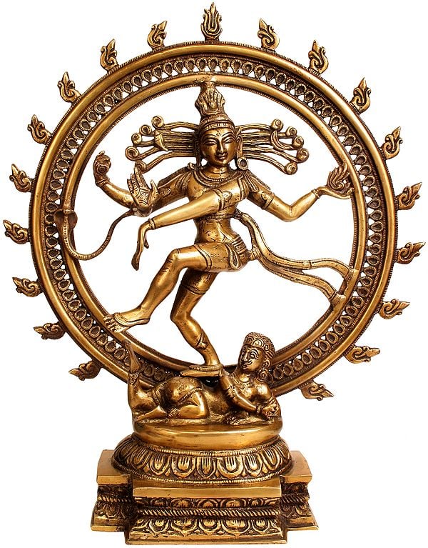 18" Nataraja In Brass | Handmade | Made In India