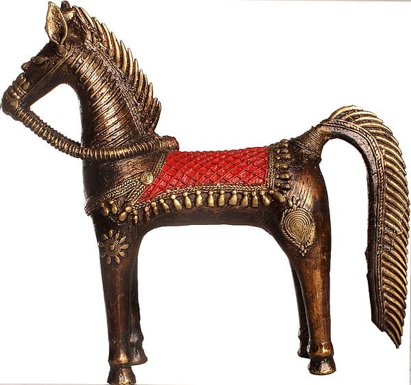 Horse (Folk Statue From Bastar)