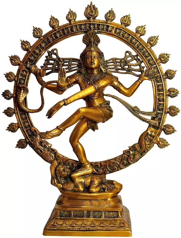 33" Large Size Nataraja In Brass | Handmade | Made In India