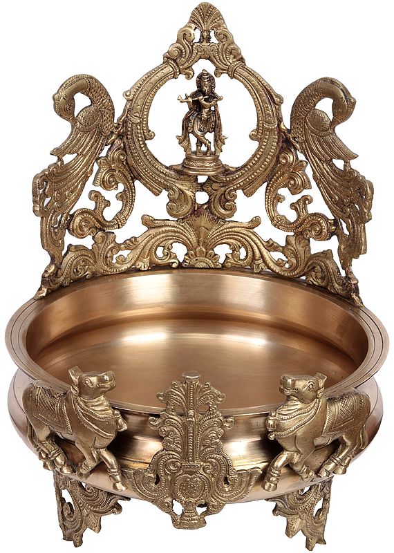 Lord Krishna Urli (Decoration Bowl)