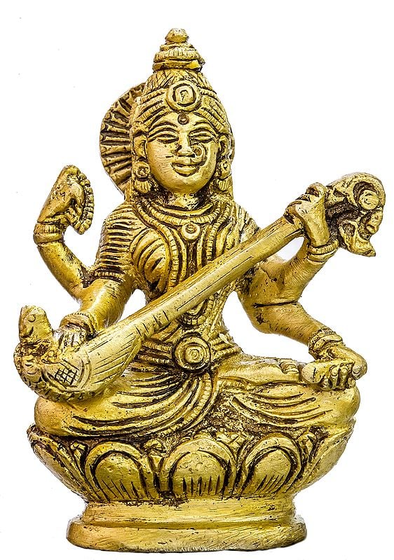 Devi Saraswati (Small Statue)