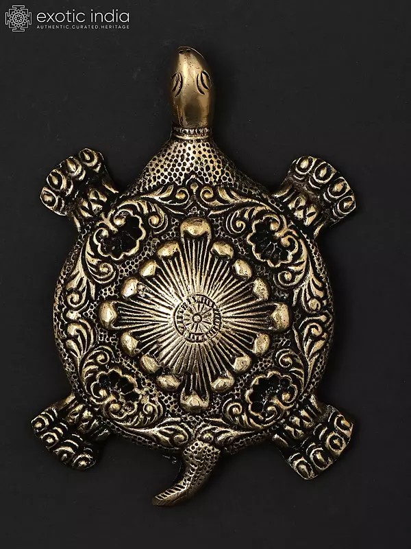 Exotic Brass Carvings Uniform Design Tortoise